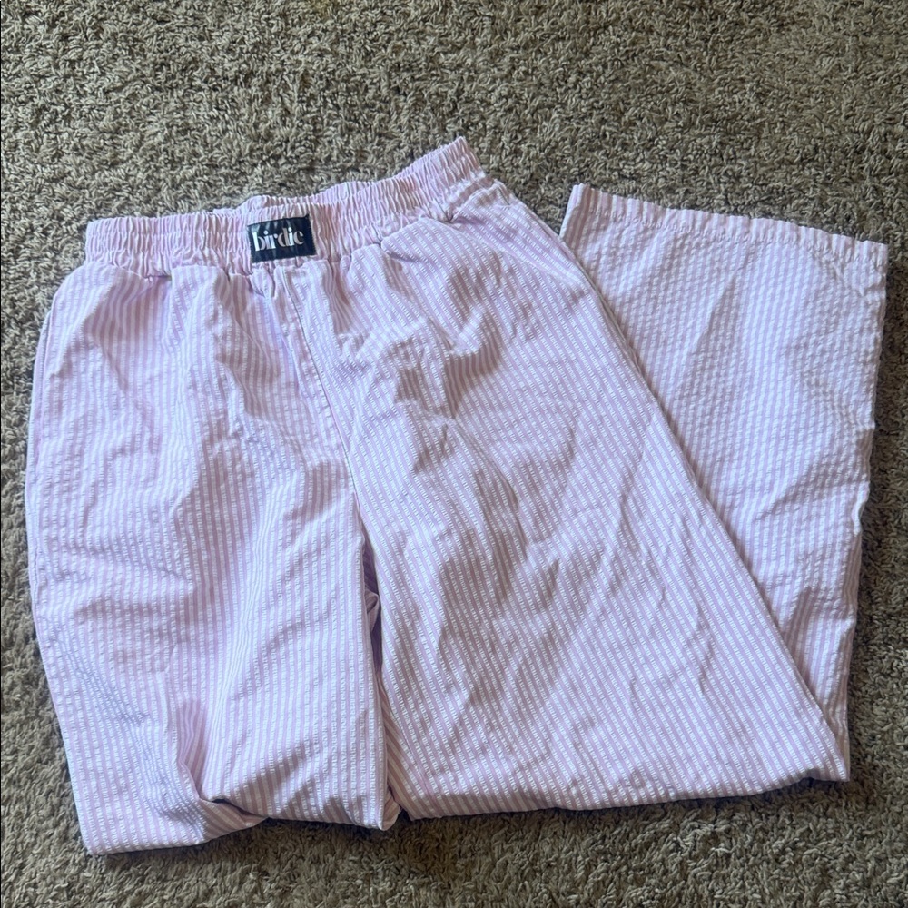 Birdies Pink Seersucker Lounge Pants